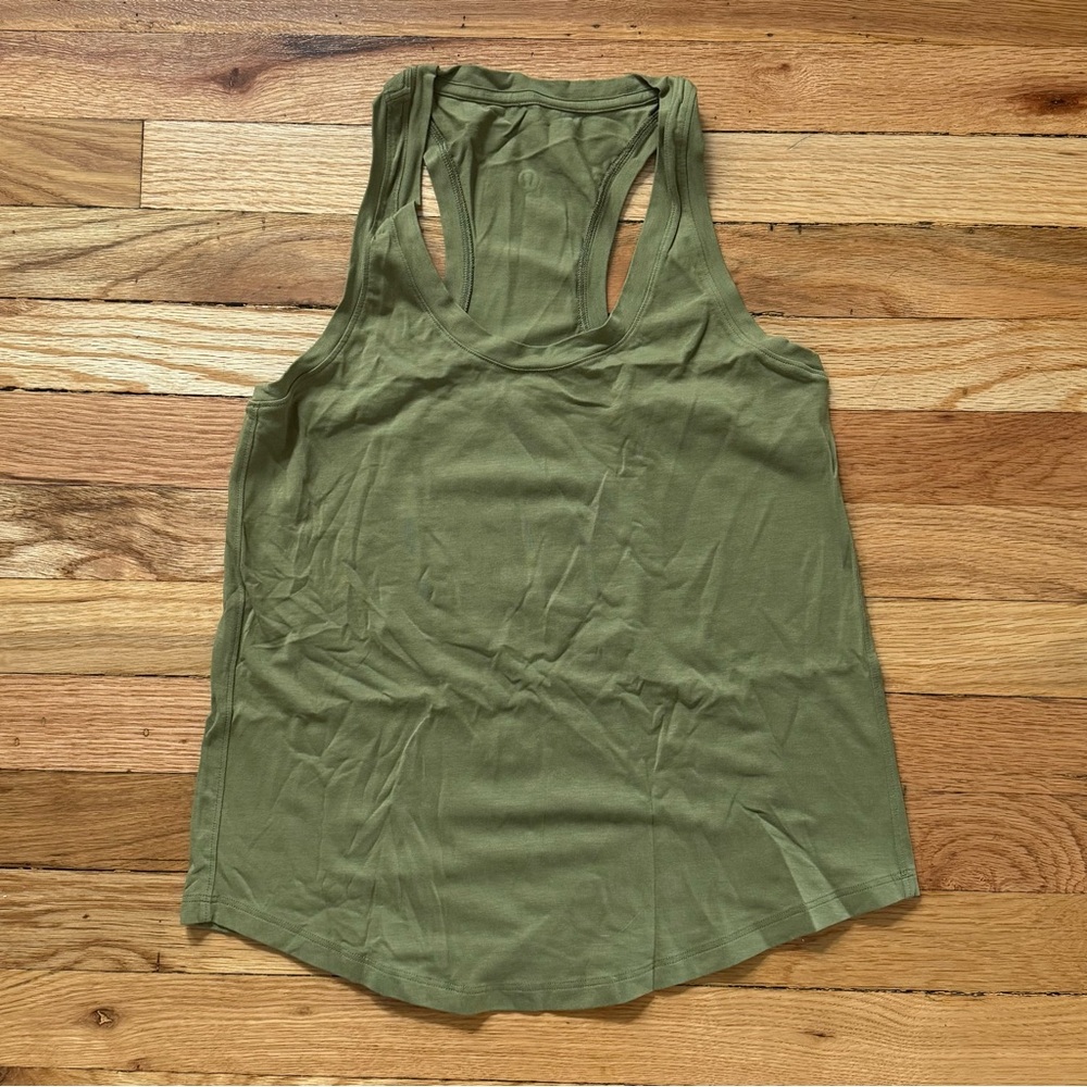 Lululemon Love Tank Bronze Green